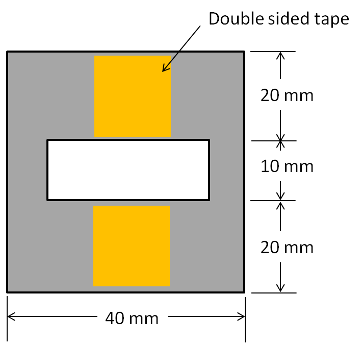 Frame to gather single strand nanofiber for tensile testing