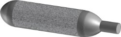Porous cylinder